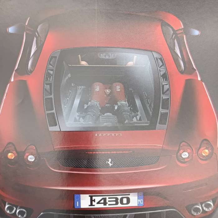 2004 Ferrari F430 die-cast model car - scale 1/43