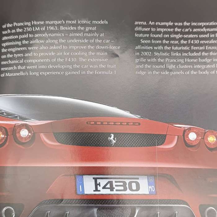 2004 Ferrari F430 die-cast model car - scale 1/43