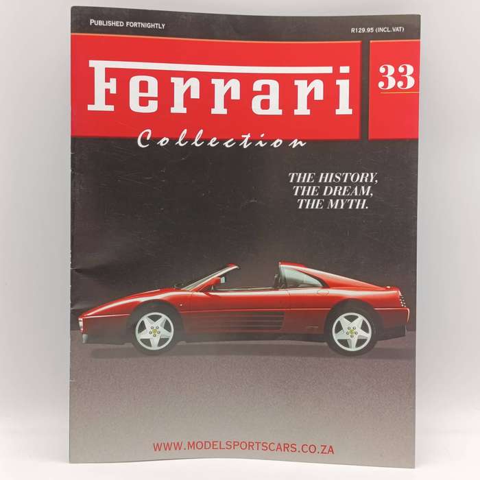 1898 Ferarri 348 TS die-cast model car - scale 1/43