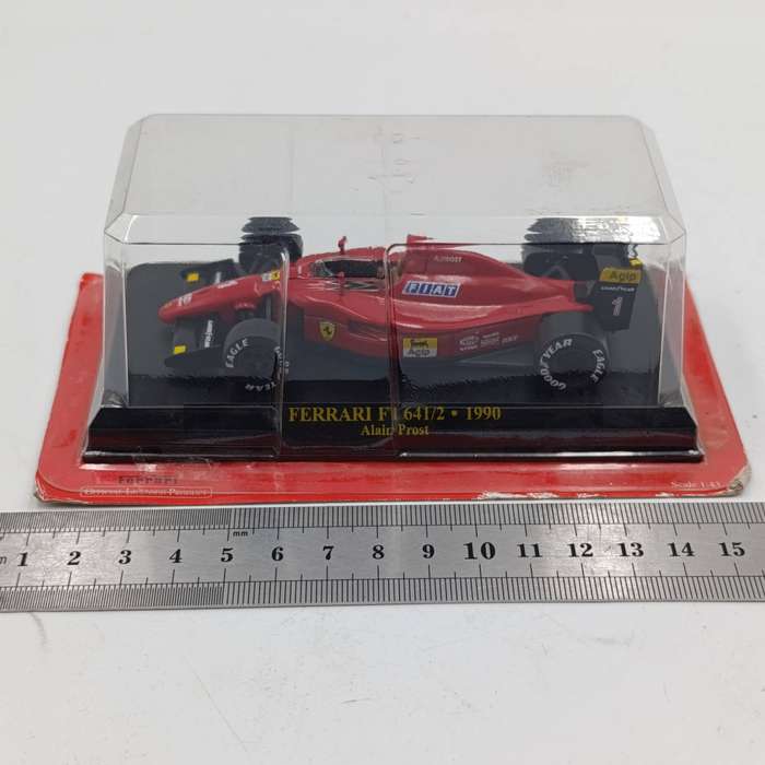 1990 Ferrari 641/2 Alain Prost Formula 1 die-cast racing model car - scale 1/43