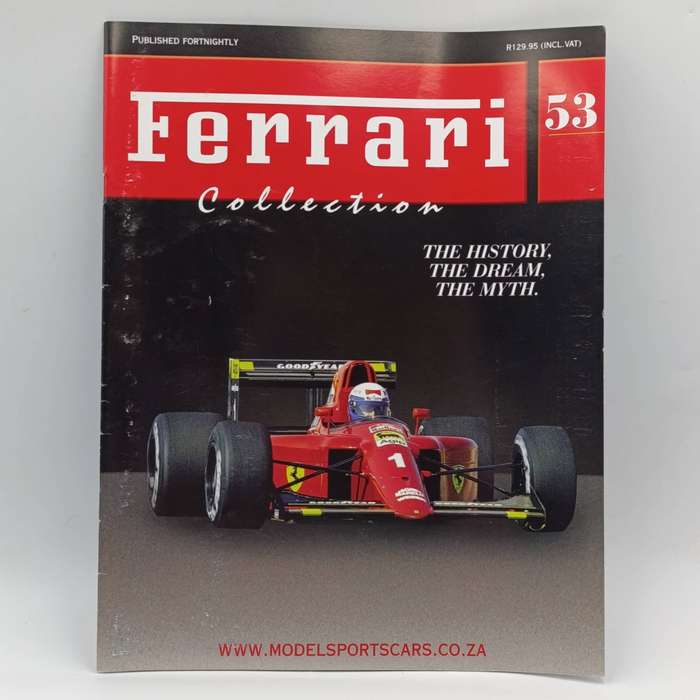 1990 Ferrari 641/2 Alain Prost Formula 1 die-cast racing model car - scale 1/43