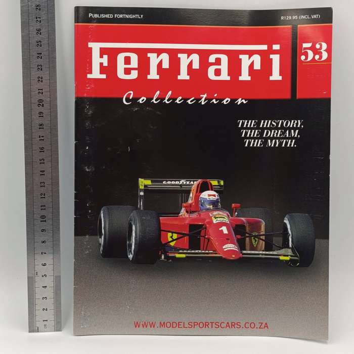 1990 Ferrari 641/2 Alain Prost Formula 1 die-cast racing model car - scale 1/43