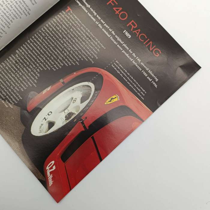 1989 Ferrari F40 Racing die-cast model car - scale 1/43
