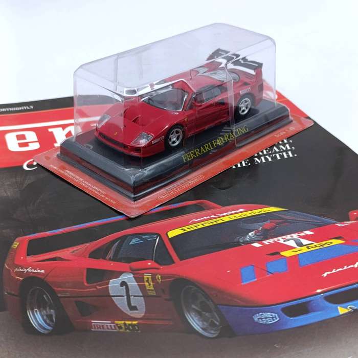 1989 Ferrari F40 Racing die-cast model car - scale 1/43