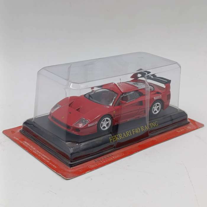 1989 Ferrari F40 Racing die-cast model car - scale 1/43