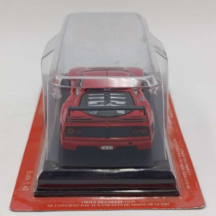 1989 Ferrari F40 Racing die-cast model car - scale 1/43