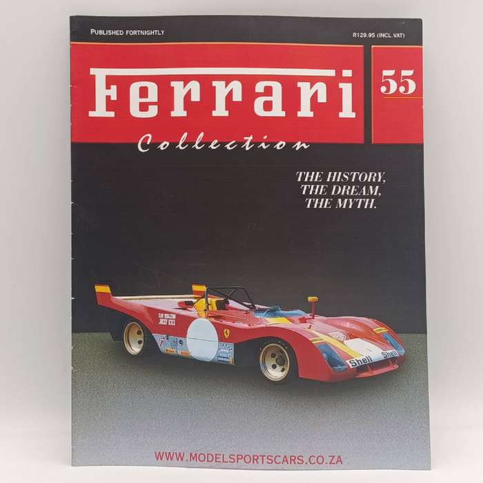 1972 Ferrari 312 PB racing die-cast model car - scale 1/43