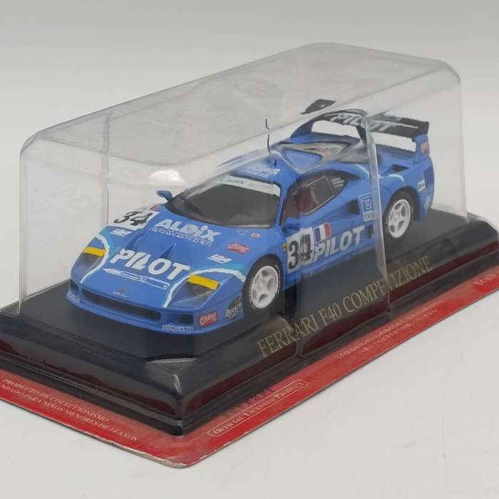 1989 Ferrari F40 competizione die-cast racing model car - scale 1/43