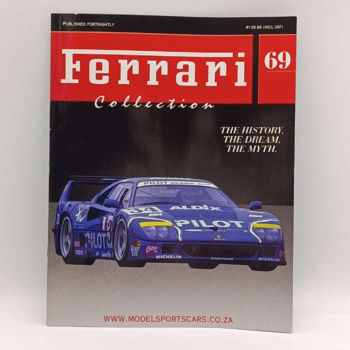 1989 Ferrari F40 competizione die-cast racing model car - scale 1/43
