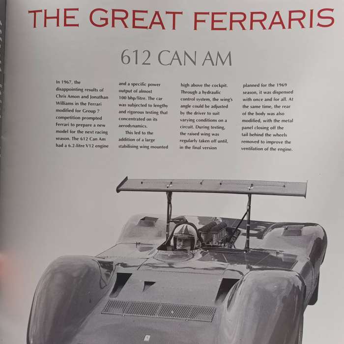 1968 Ferarri 612 Can Am die-cast racing model car - scale 1/43