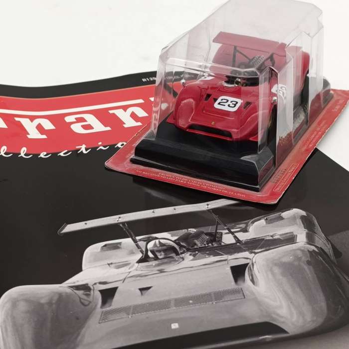 1968 Ferarri 612 Can Am die-cast racing model car - scale 1/43