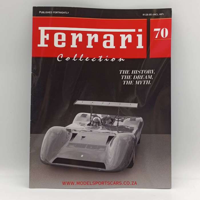 1968 Ferarri 612 Can Am die-cast racing model car - scale 1/43