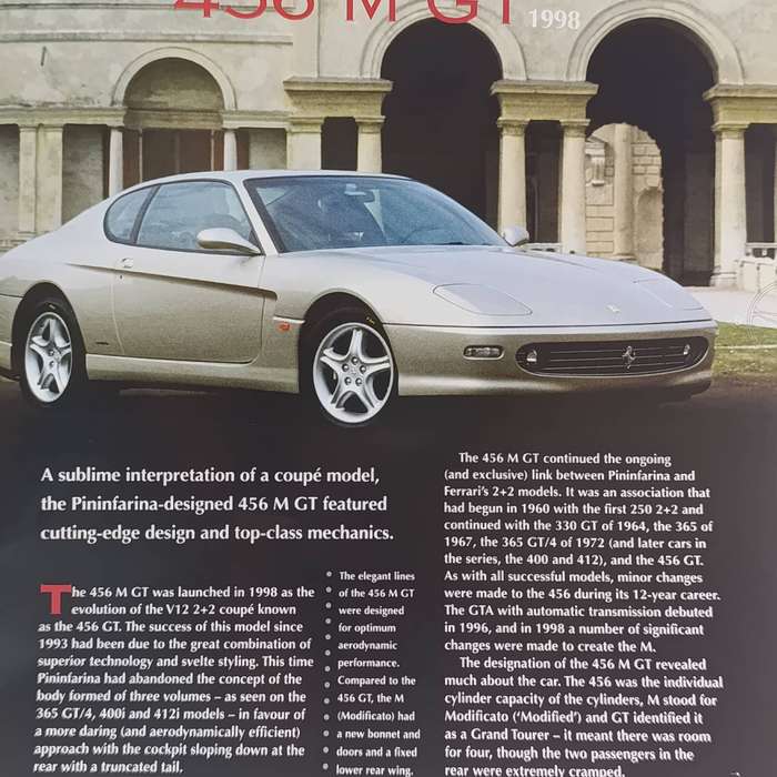1998 Ferrari 456 M GT die-cast model car
