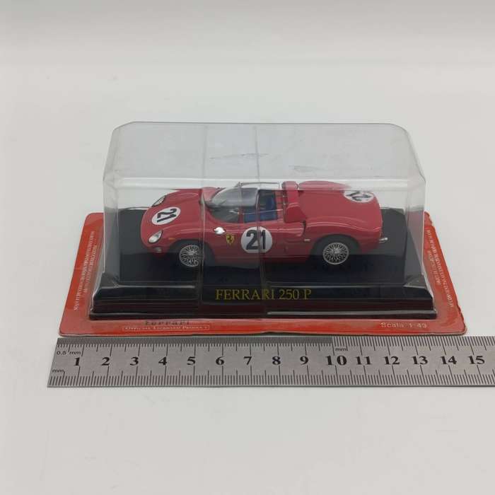 1963 Ferrari 250 P die-cast racing model car - scale 1/43