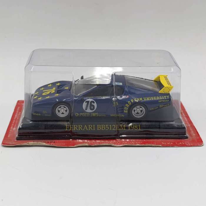 1981 Ferrari BB 512 Le Mans die-cast racing model car - scale 1/43