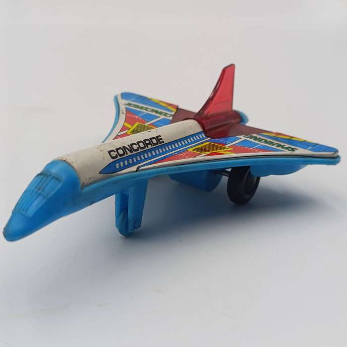 Vintage Jimmy Toys Sparking Concorde friction toy plane