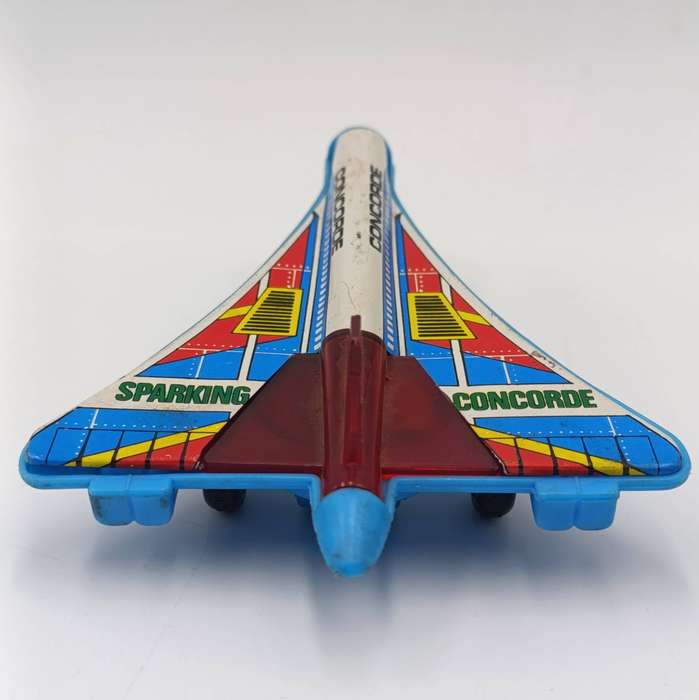 Vintage Jimmy Toys Sparking Concorde friction toy plane