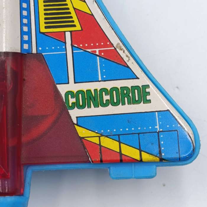 Vintage Jimmy Toys Sparking Concorde friction toy plane