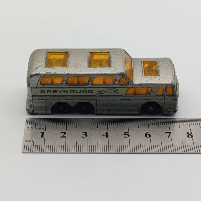 Lesney Matchbox #66 Greyhound bus die-cast toy car