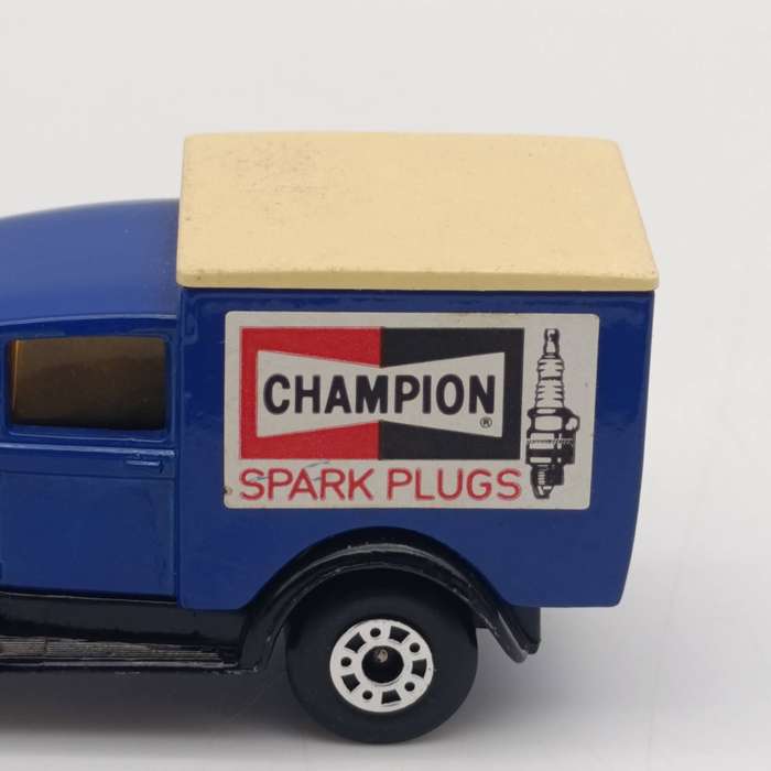 Matchbox Ford Model a Champion Spark plugs toy car