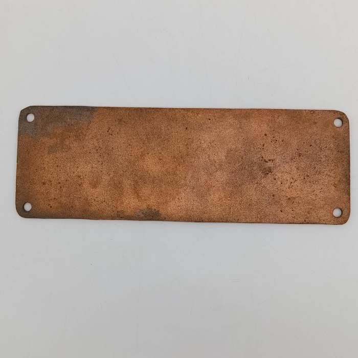 SA Railways brass boiler #10587 pressure check plate 1972-1976