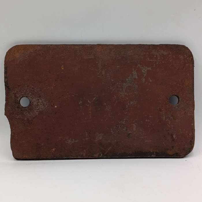 Antique 1920 Railways coach builders plate - Lincoln England