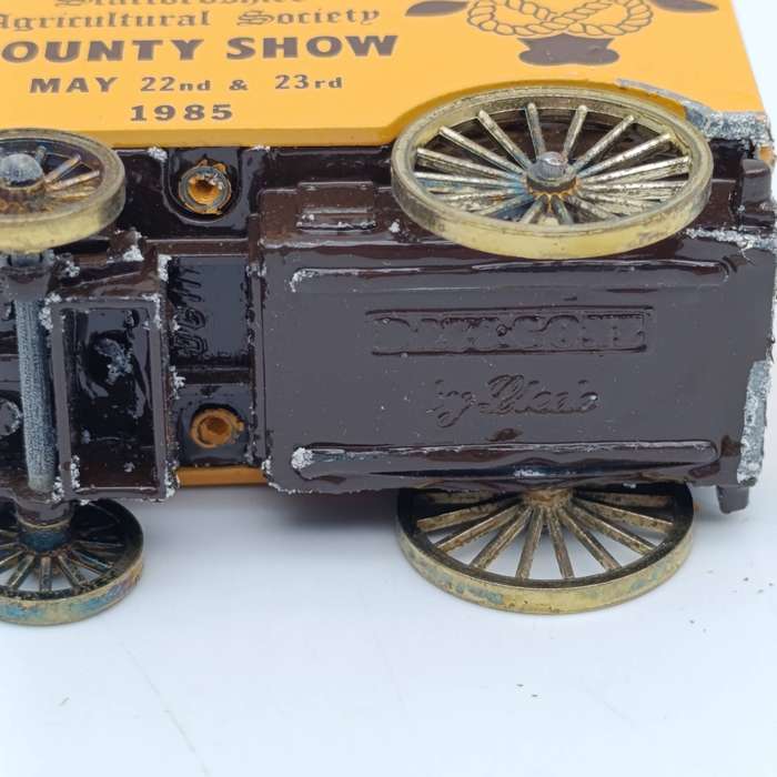 Lledo County Show 1985 horse-drawn cart die-cast model in box