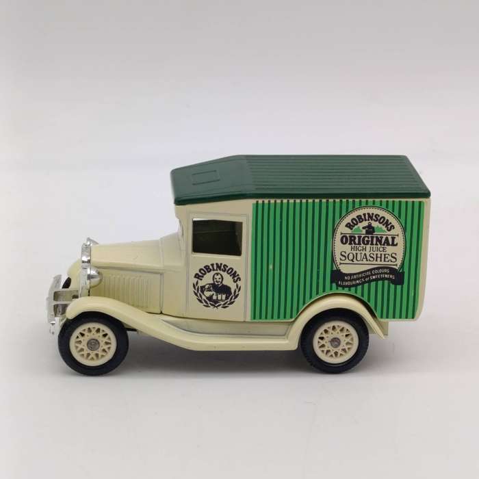 Lledo Ford Model-A Robinsons Squashes advertising die-cast model car in box