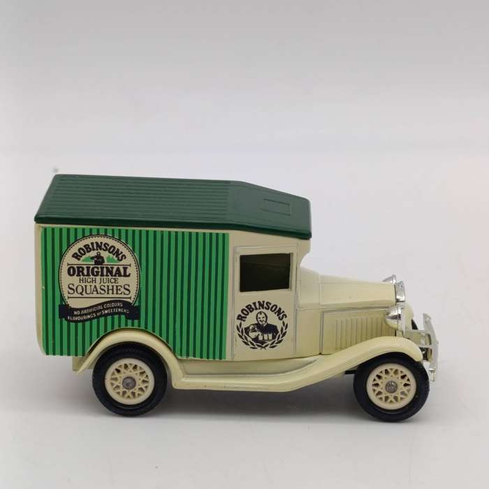 Lledo Ford Model-A Robinsons Squashes advertising die-cast model car in box