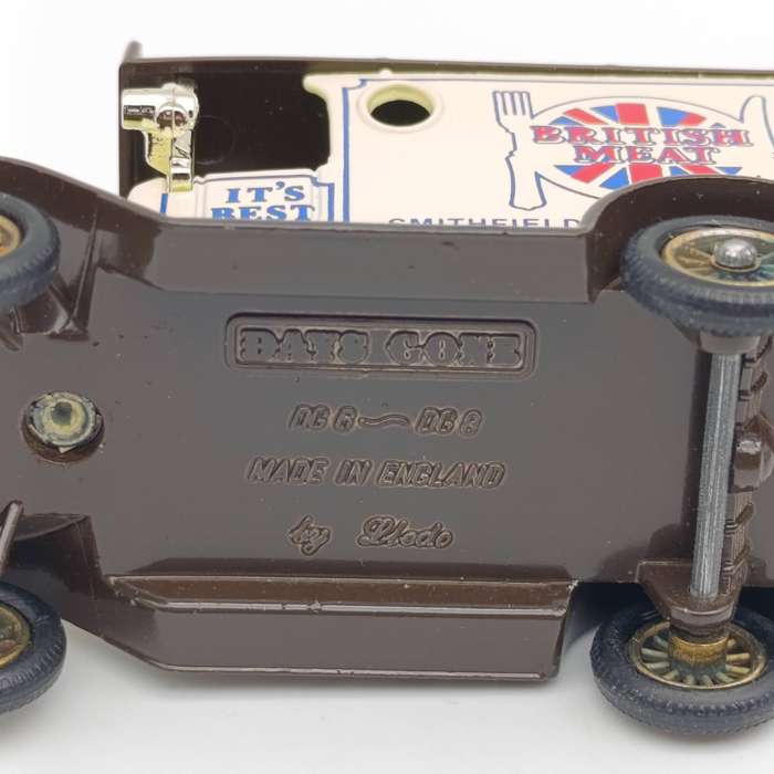 Lledo Ford Model-T British Meat advertising die-cast model car in box