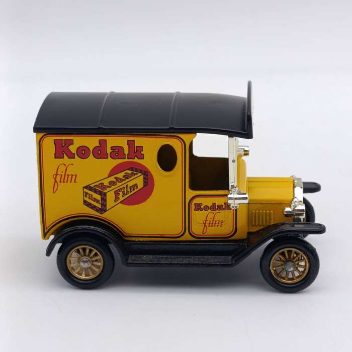 Lledo Ford Model-T Kodak Film advertising die-cast model car in box