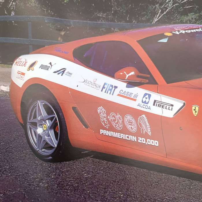 2006 Ferrari 599 GTB Fiorano Pan-American tour die-cast racing model car - scale 1/43