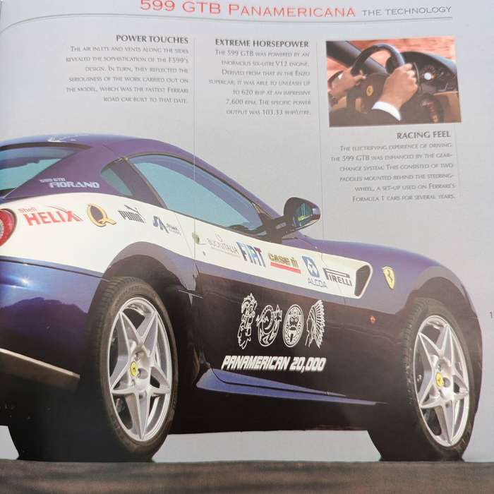 2006 Ferrari 599 GTB Fiorano Pan-American tour die-cast racing model car - scale 1/43