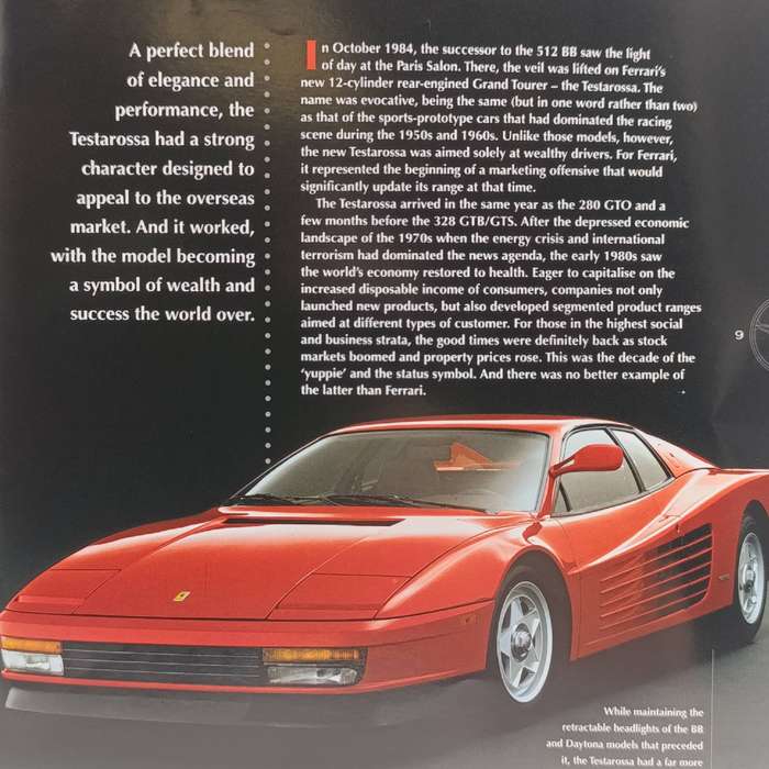 1984 Ferrari Testarossa die-cast model car - scale 1/43