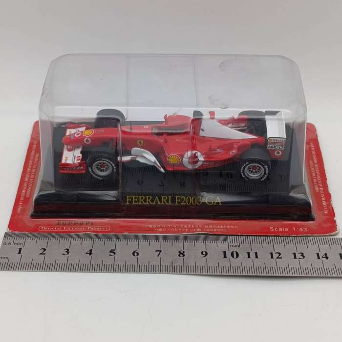 Ferrari F2003 GA Formula 1 die-cast racing model car - scale 1/43