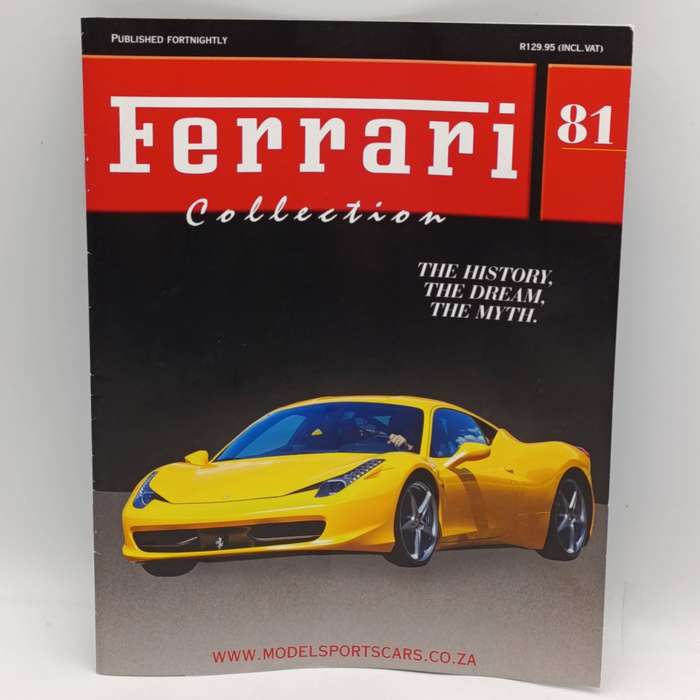 2009 Ferrari 458 Italia die-cast model car - scale 1/43