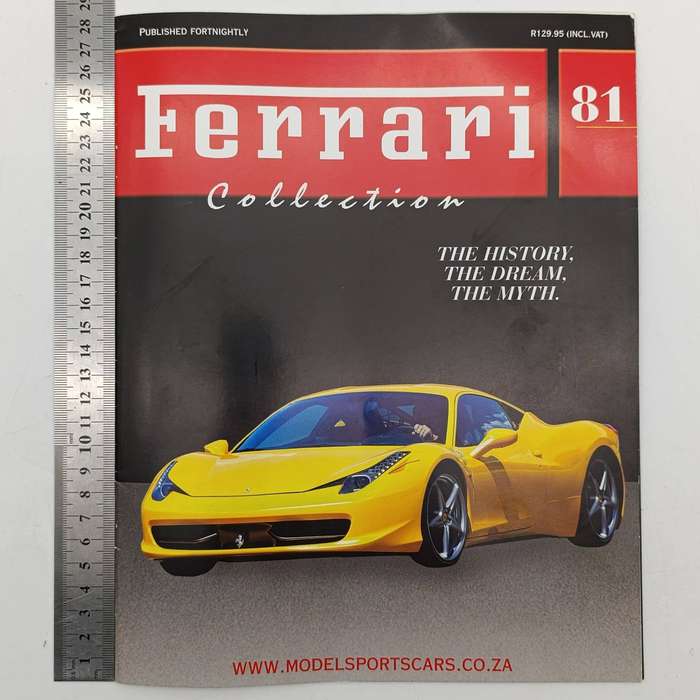 2009 Ferrari 458 Italia die-cast model car - scale 1/43