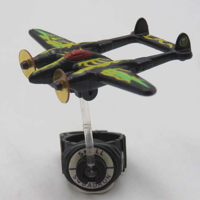 Set of 3 Vintage Matchbox Ring Raiders skull squadron jet planes