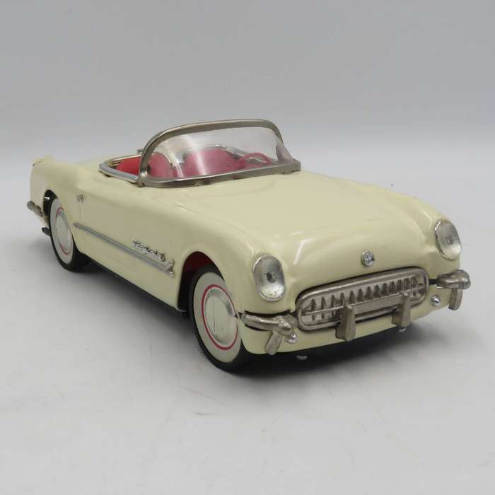 Vintage Chevrolet MF317 tinplate friction toy car