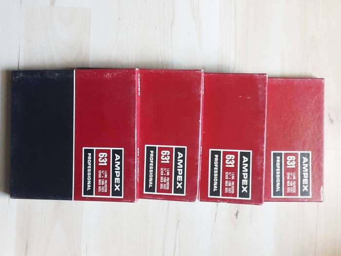 Ampex Professional Tape on 7 inch reels