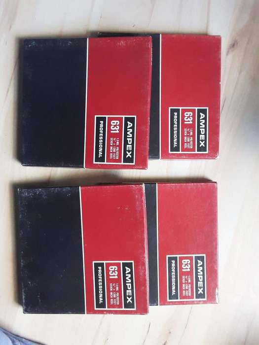 Ampex Professional Tape on 7 inch reels