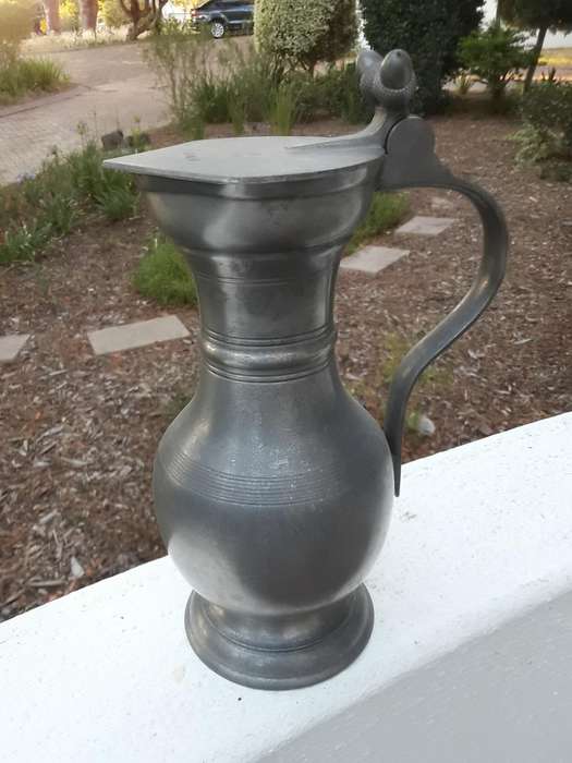 German Pewter Flask