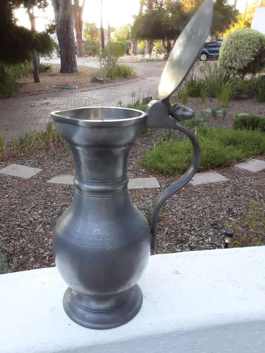 German Pewter Flask