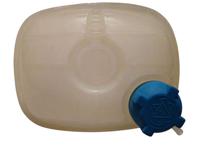 VW Golf 2 Square Radiator Bottle NO sensor Hole