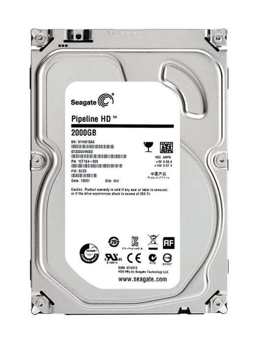 Seagate Pipeline HD 2TB 3.5 SATA Internal Hard Drive