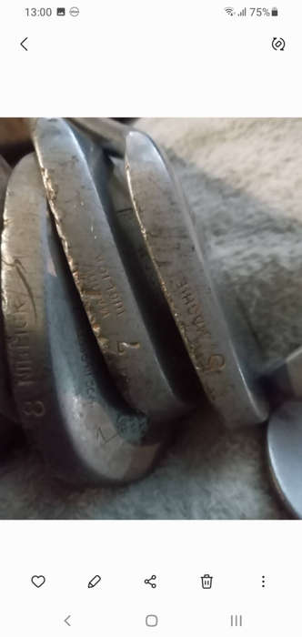 Classic vintage 6 club golf set 1900's