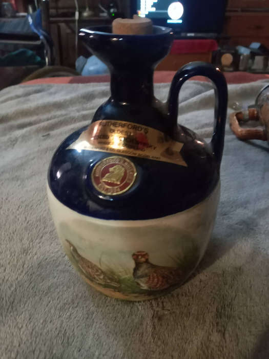 Rutherford's scotch whisky decanter