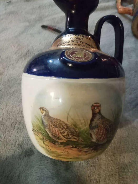 Rutherford's scotch whisky decanter