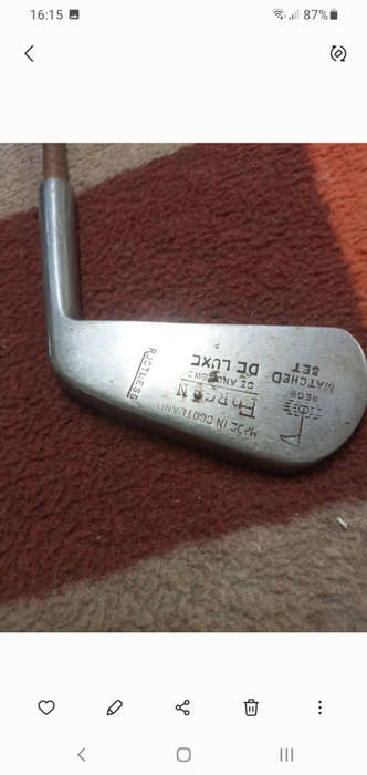 Classic vintage 6 club golf set 1900's