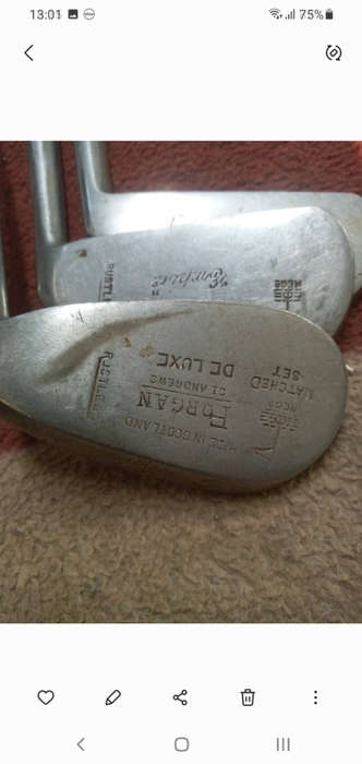 Classic vintage 6 club golf set 1900's